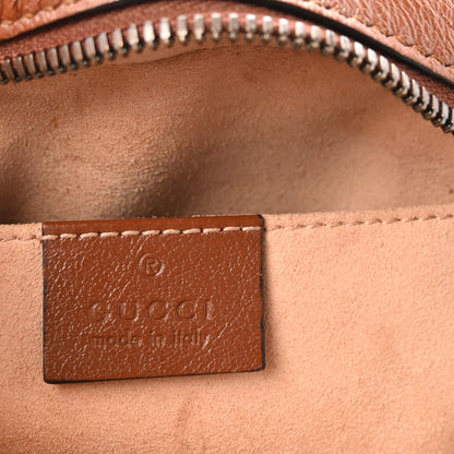 Gucci Glazed Calfskin Matelasse Diagonal Small GG Marmont Chain Shoulder Bag Cuir 6 of 10