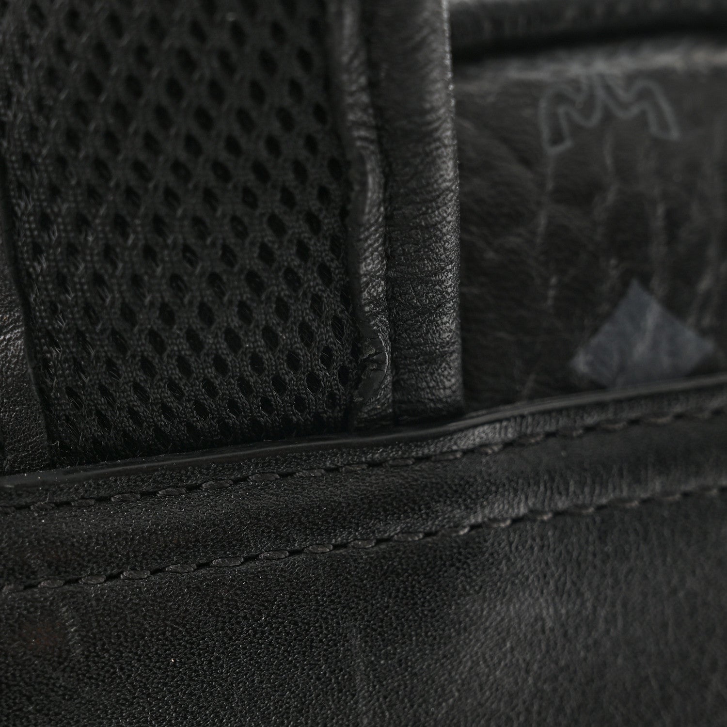 MCM Visetos Small Side Stud Stark Backpack Black 10 of 14