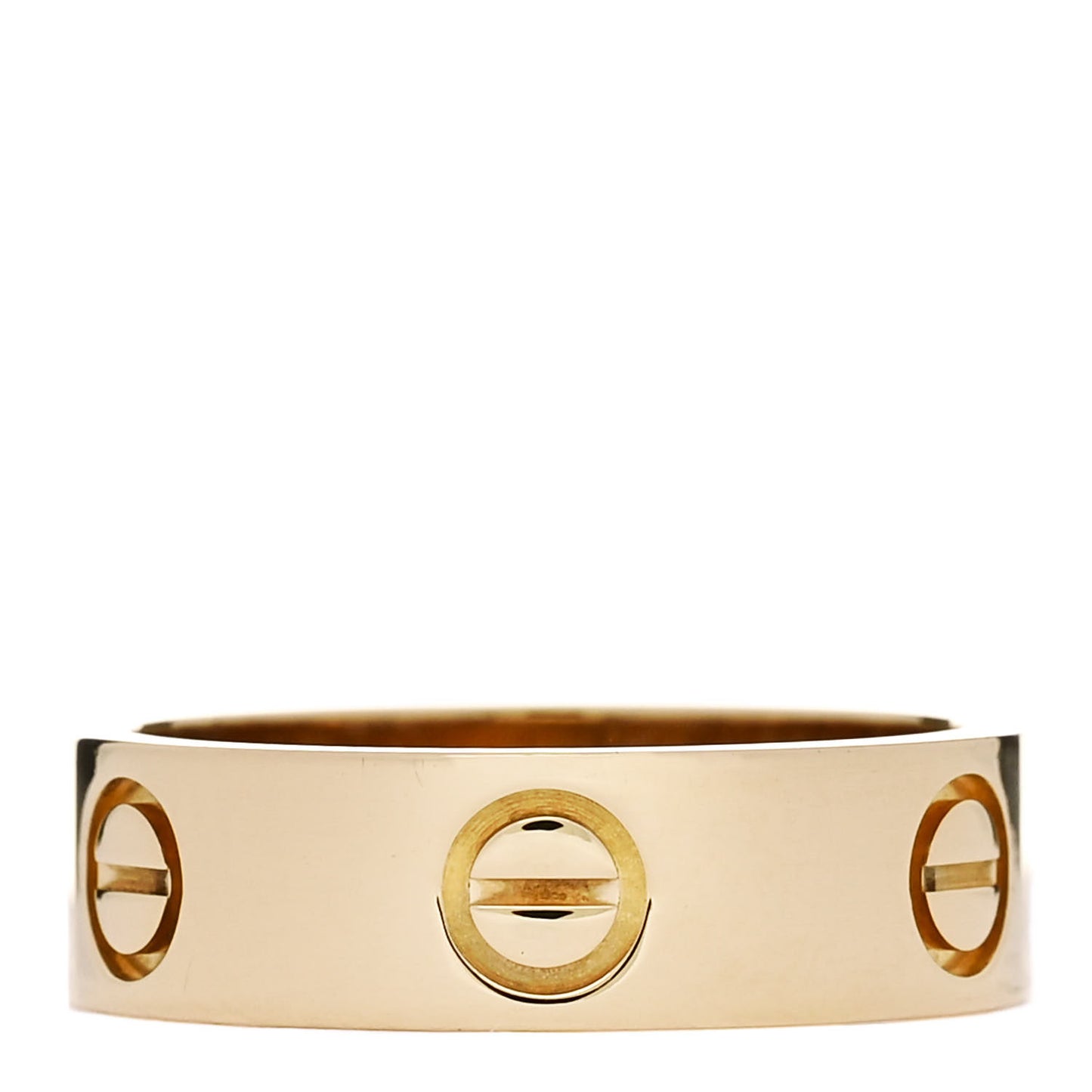 18K Yellow Gold 5.5mm LOVE Ring 52 6