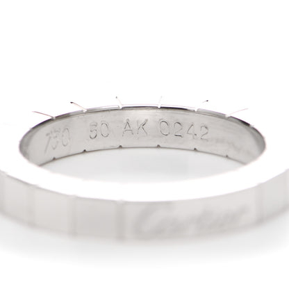 Cartier 18K White Gold Lanieres Ring 50 5.25 6 of 7