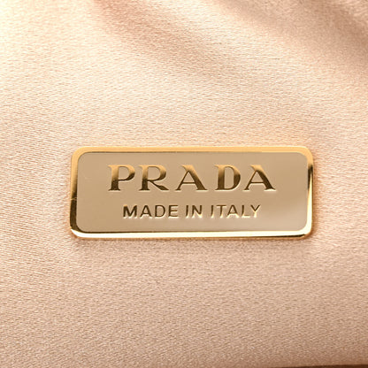 Prada Satin Crystal Mini Re-Edition 2000 Bag Platino 6 of 10