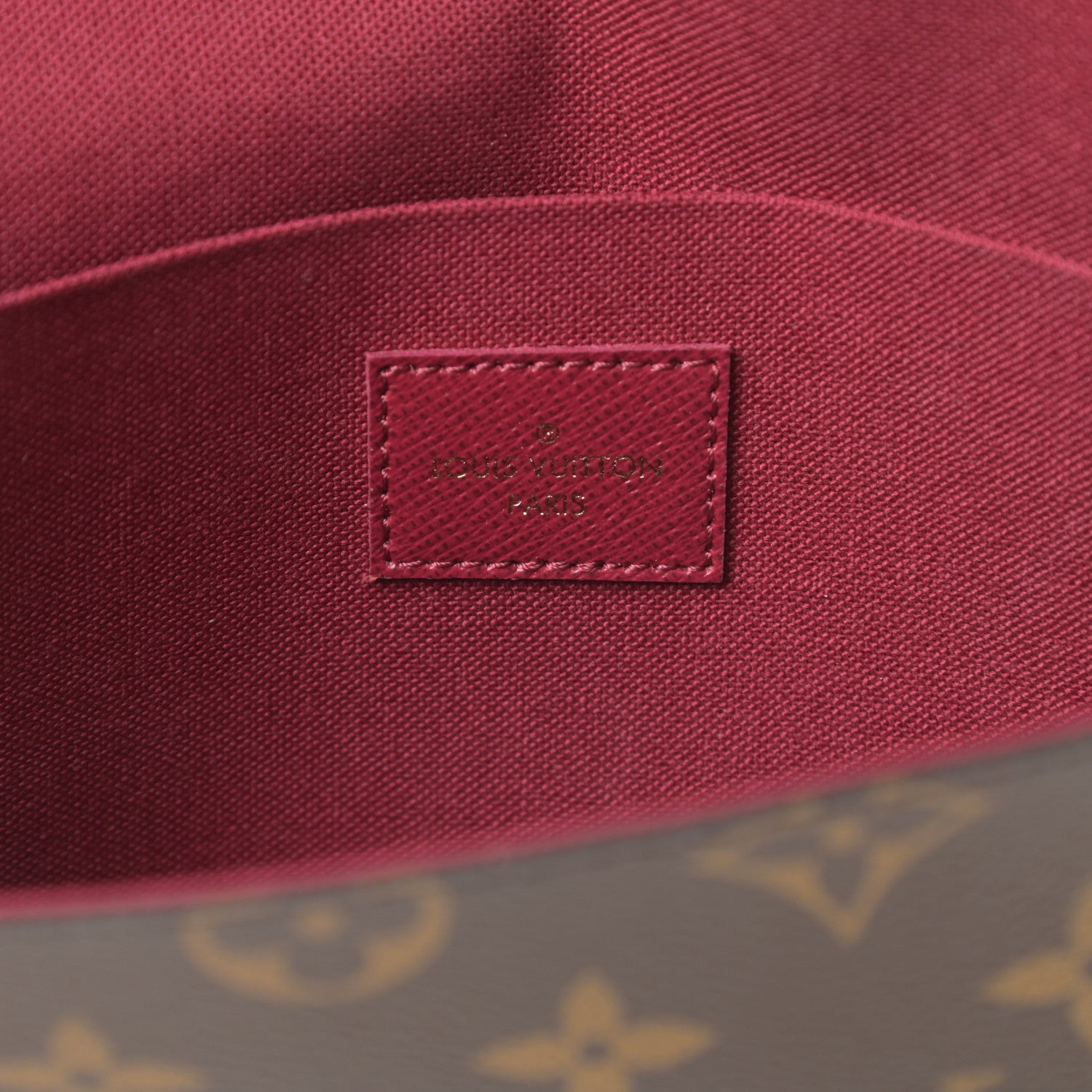 Louis Vuitton Monogram Pochette Felicie Chain Wallet Fuchsia 10 of 15