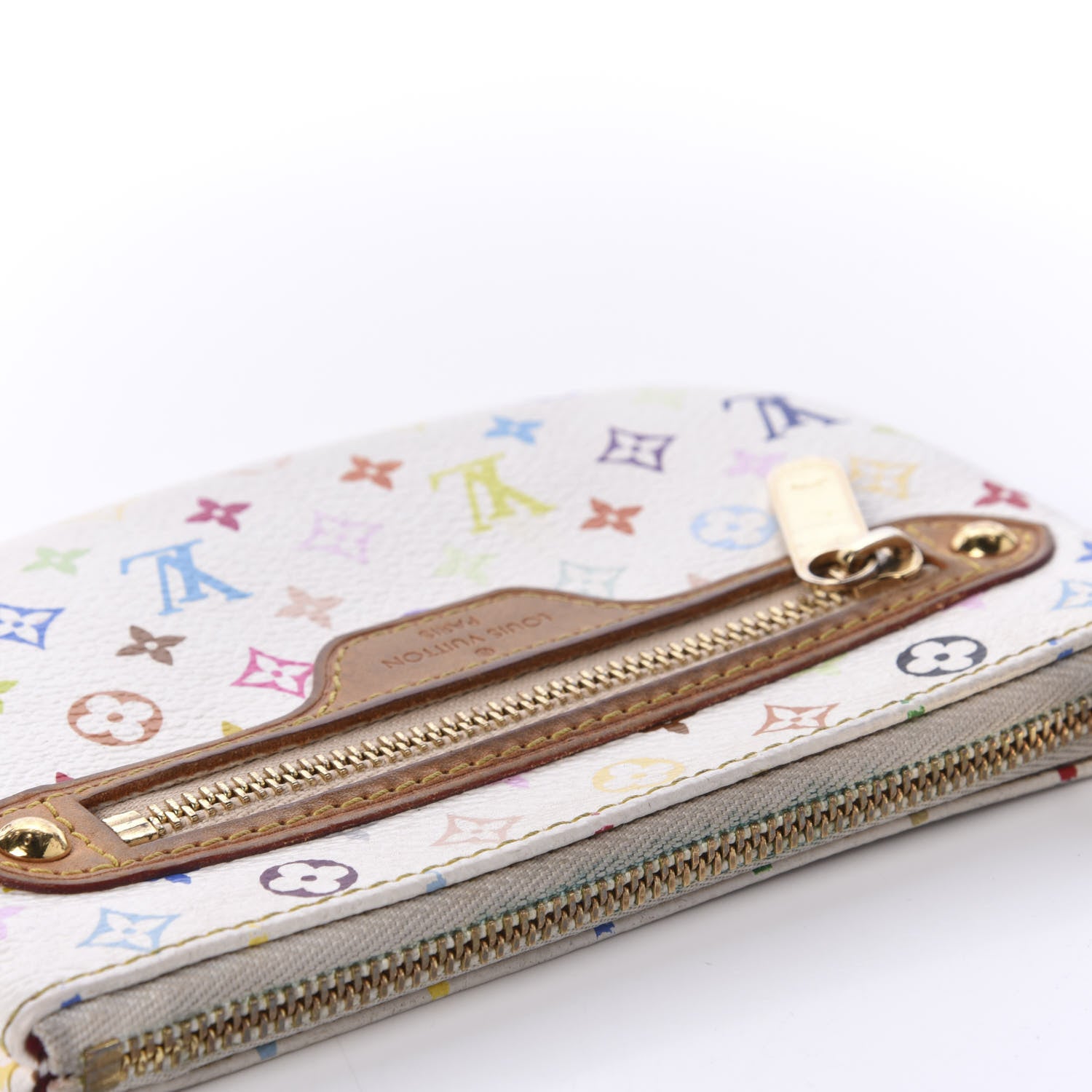 Louis Vuitton Monogram Multicolor Pochette Plate MM White 7 of 9