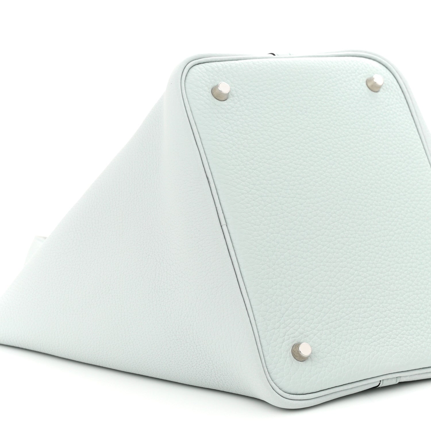 Hermes Taurillon Clemence Picotin Lock 22 MM Bleu Pale 9 of 11