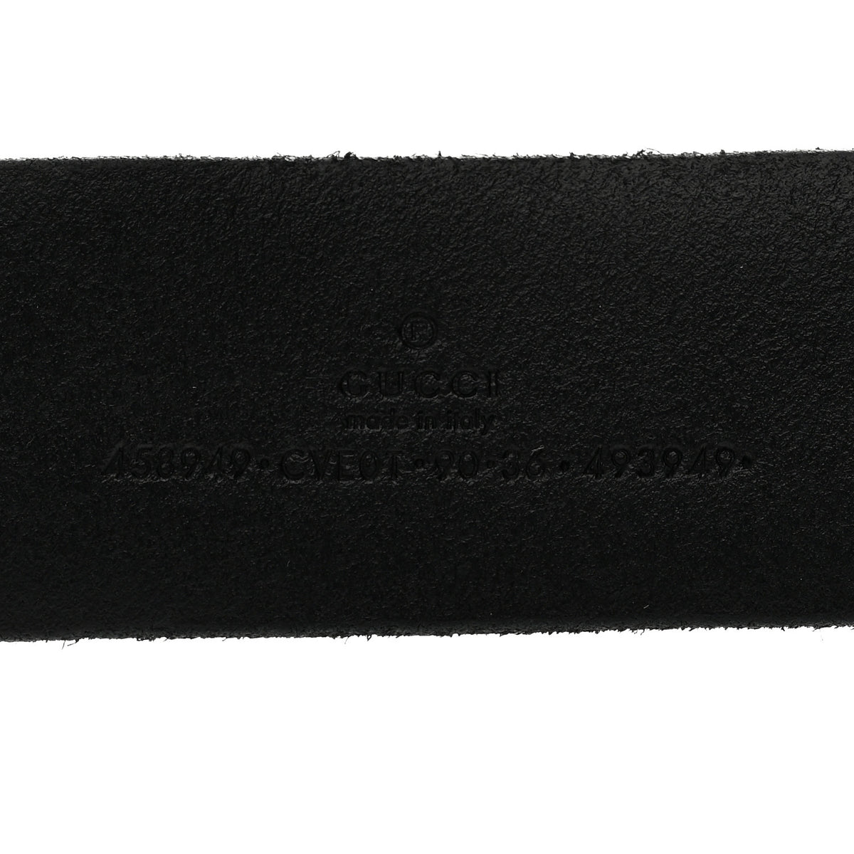 Faded Calfskin Snake Double G 40mm Belt 90 36 Black