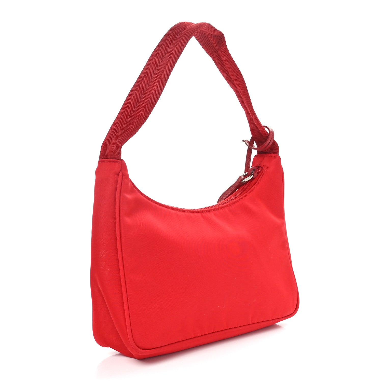 Prada Tessuto Nylon Mini Re-Edition 2000 Bag Rosso 3 of 9