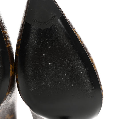 Louis Vuitton Monogram Cherie Pumps 38 Black 12 of 12