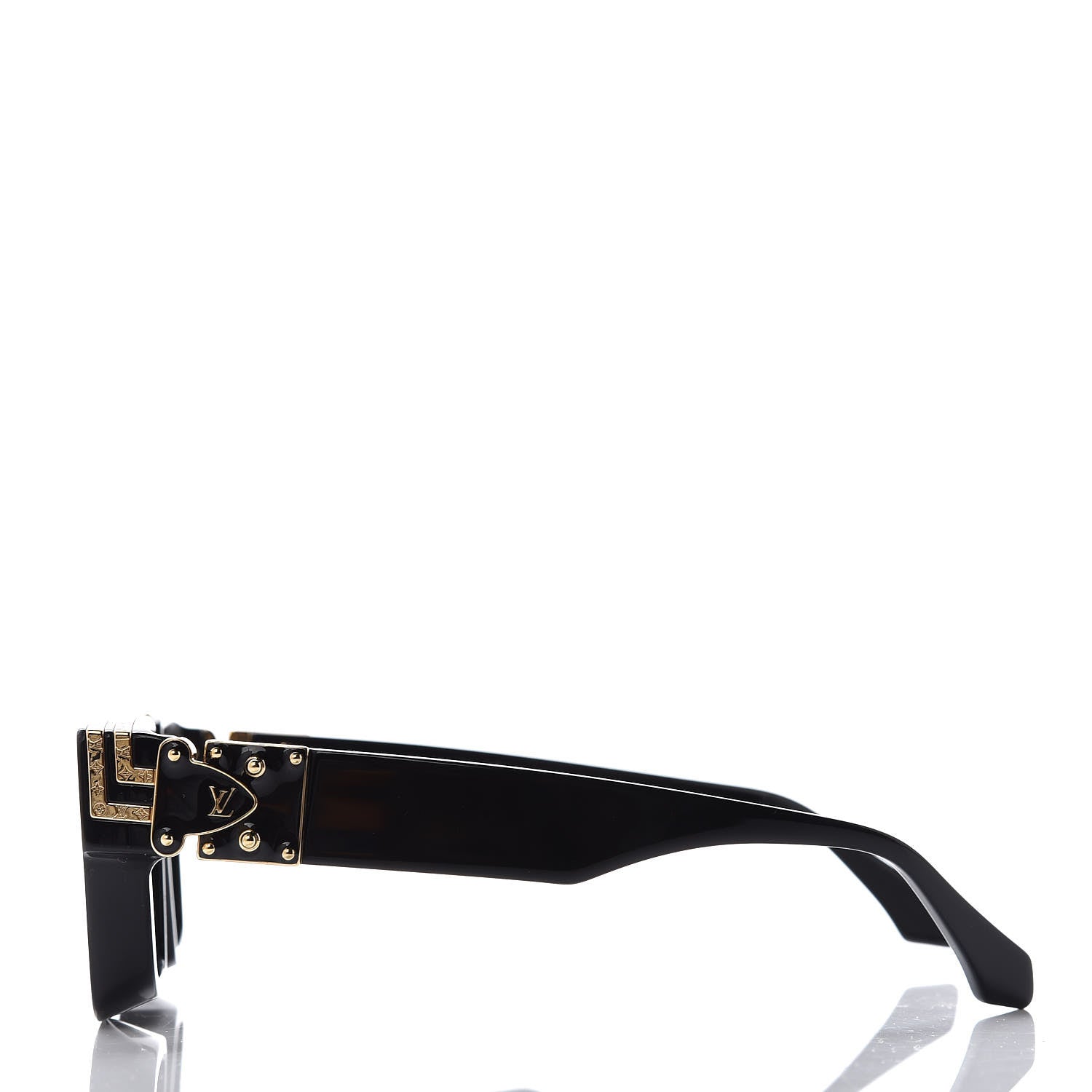 Louis Vuitton Acetate 1.1 Millionaires Sunglasses Z1165W Black 3 of 7