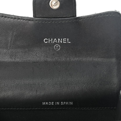 Chanel Patent Quilted Flap Card Holder Black 6 of 9
