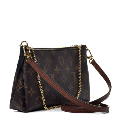 Louis Vuitton Monogram Pallas Clutch Black 4 of 10