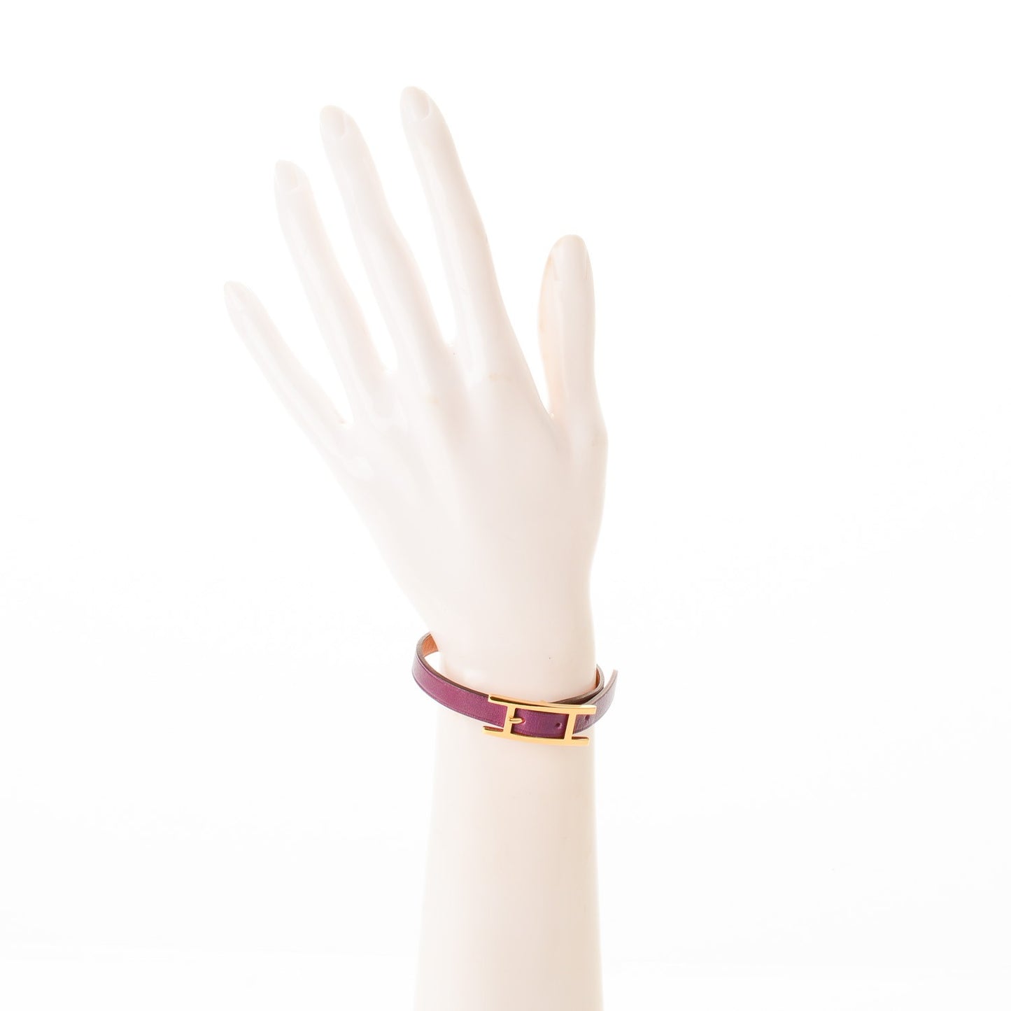 Tadelakt Hapi Simple Tour Bracelet Violet S