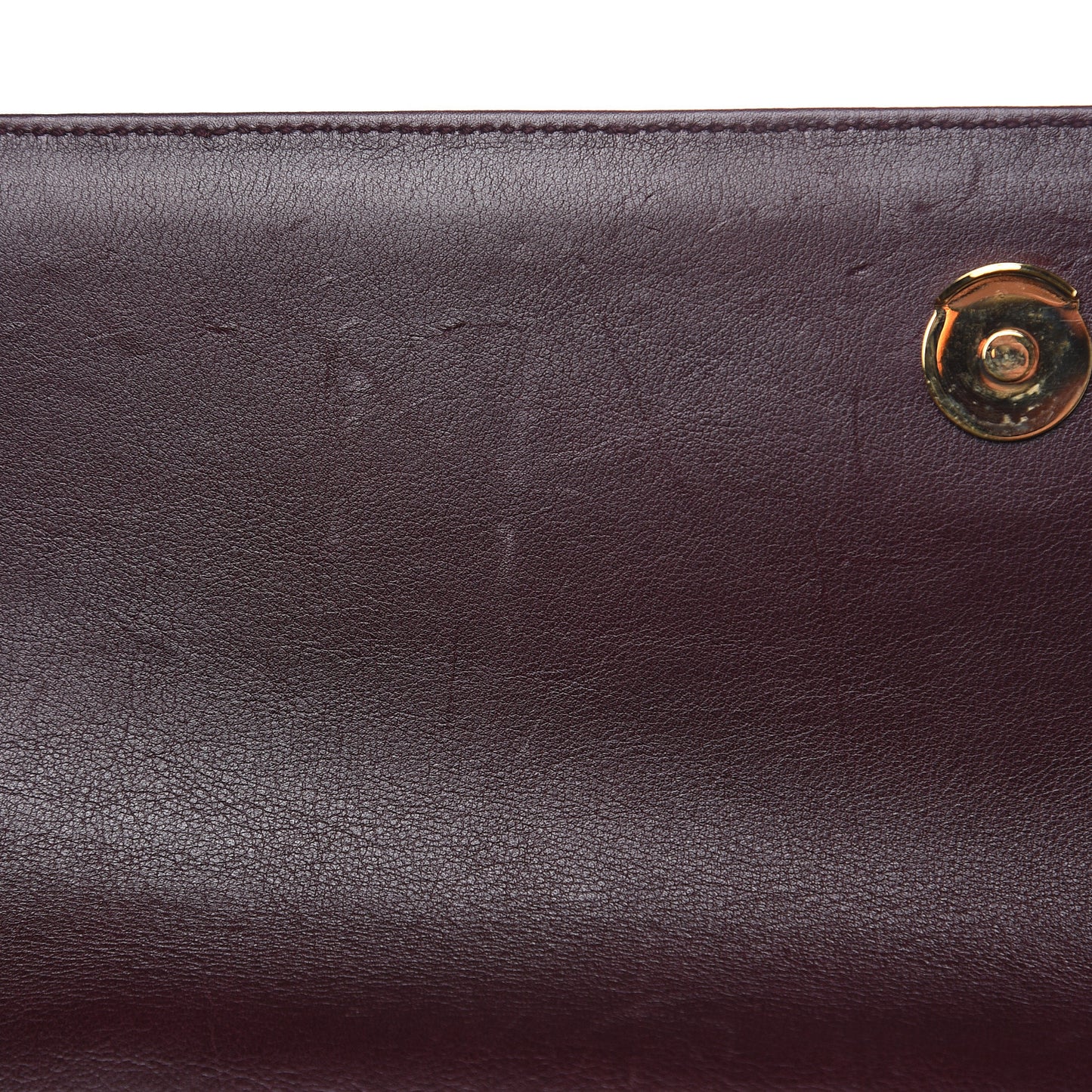 Calfskin Crocodile Embossed Medium Moujik Top Handle Bag Amarena