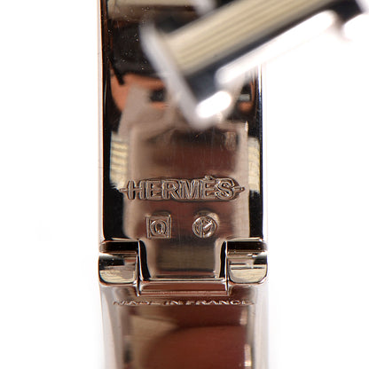Hermes Enamel Narrow Clic Clac H Bracelet PM Black 6 of 7