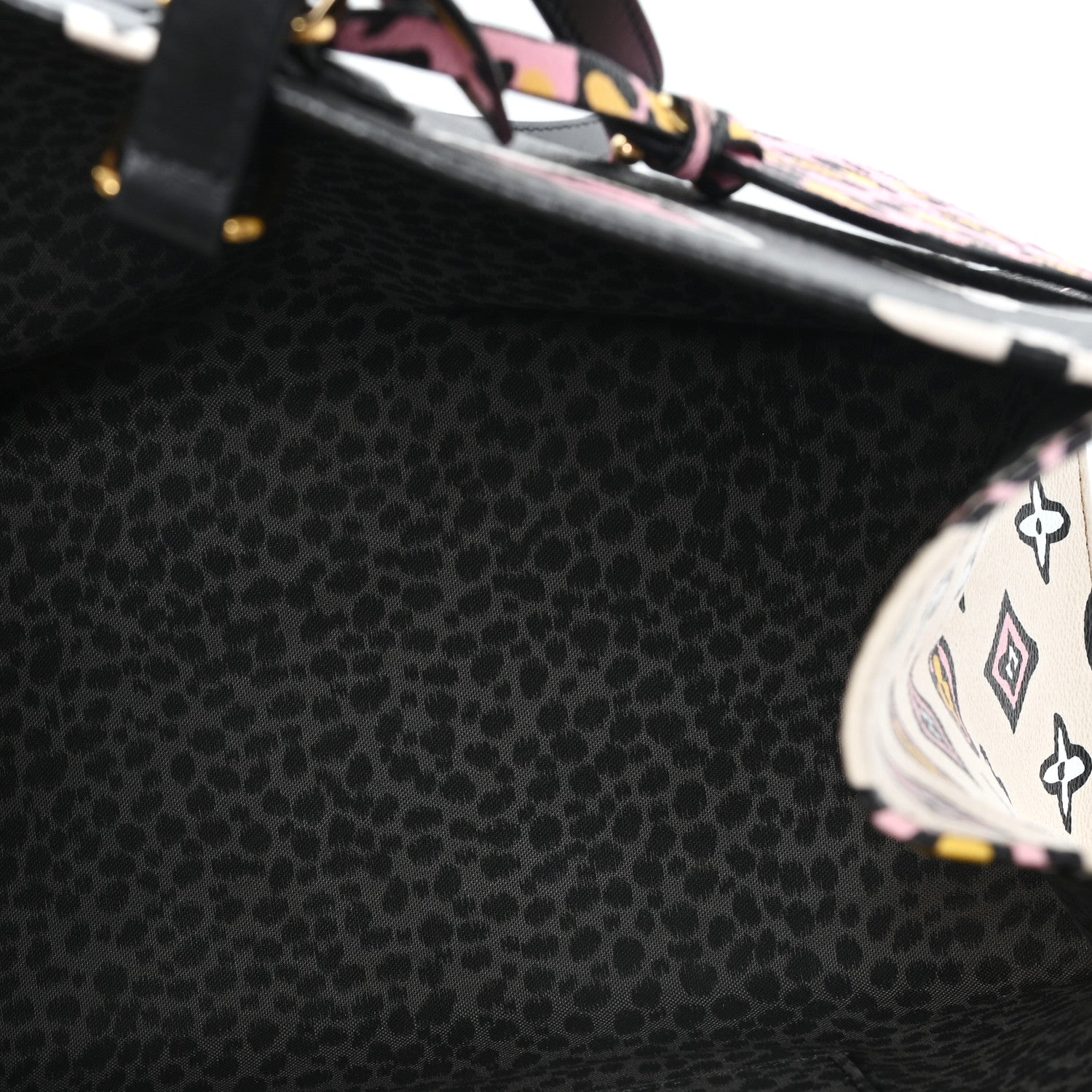 Louis Vuitton Monogram Giant Wild At Heart Onthego GM Black 5 of 9