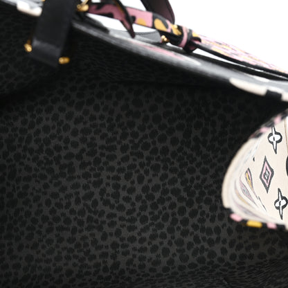 Louis Vuitton Monogram Giant Wild At Heart Onthego GM Black 5 of 9