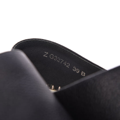 Chanel Grained Calfskin CC Espadrilles 39 Black 6 of 9