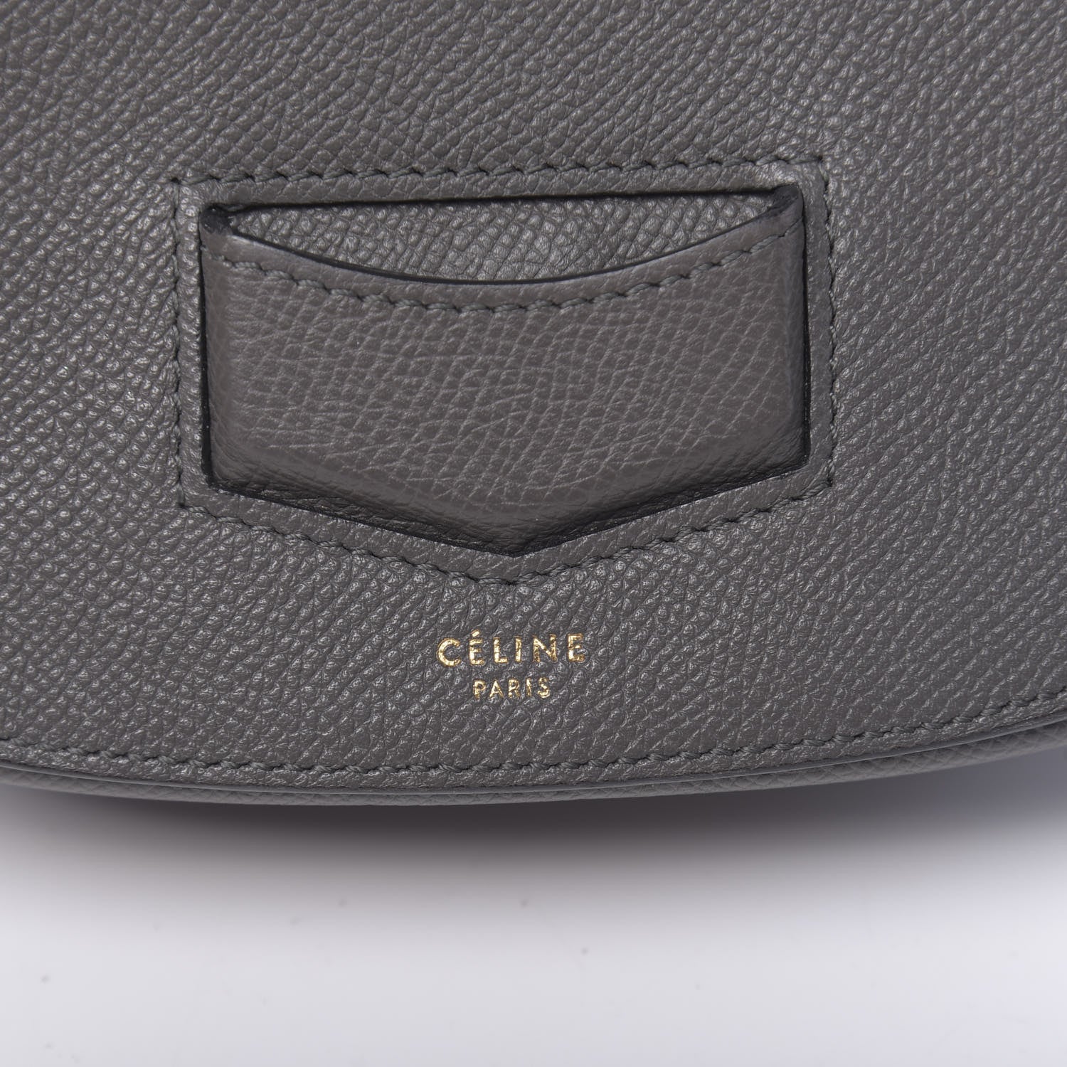Celine Baby Grained Calfskin Small Trotteur Grey 7 of 11