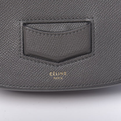 Celine Baby Grained Calfskin Small Trotteur Grey 7 of 11