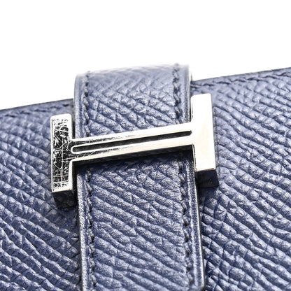 Hermes Epsom Bearn Compact Wallet Bleu Saphir 8 of 10