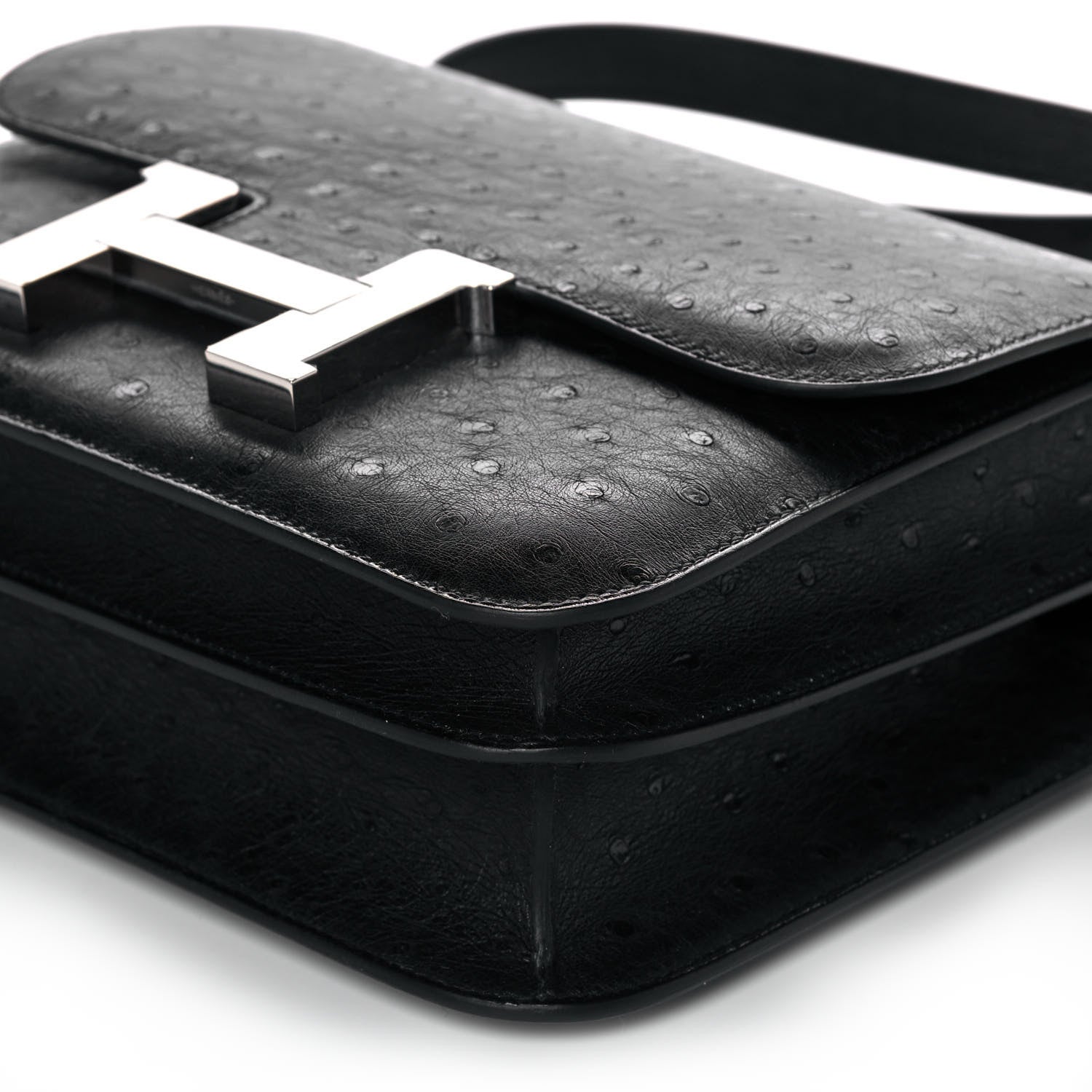 Hermes Ostrich Constance 24 Black 10 of 10
