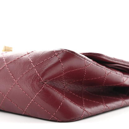 Chanel Aged Calfskin Quilted 2.55 Reissue 225 Flap Burgundy 10 of 11