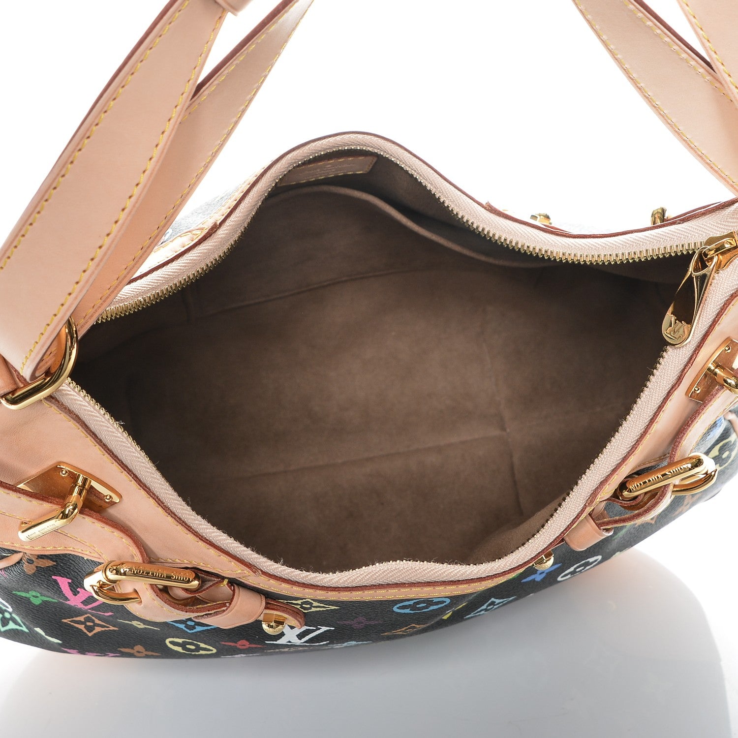 Louis Vuitton Monogram Multicolor Greta Black 5 of 6