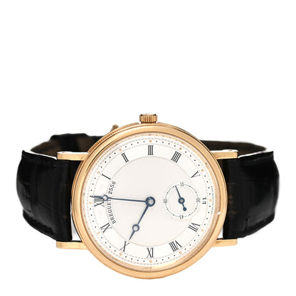 Breguet 18K Yellow Gold Alligator 35mm Classique Manual Winding Watch 5907BA/12/984 2 of 4