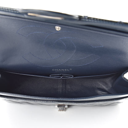 Chanel Patent Quilted 2.55 Reissue 227 Flap Dark Blue 5 of 14