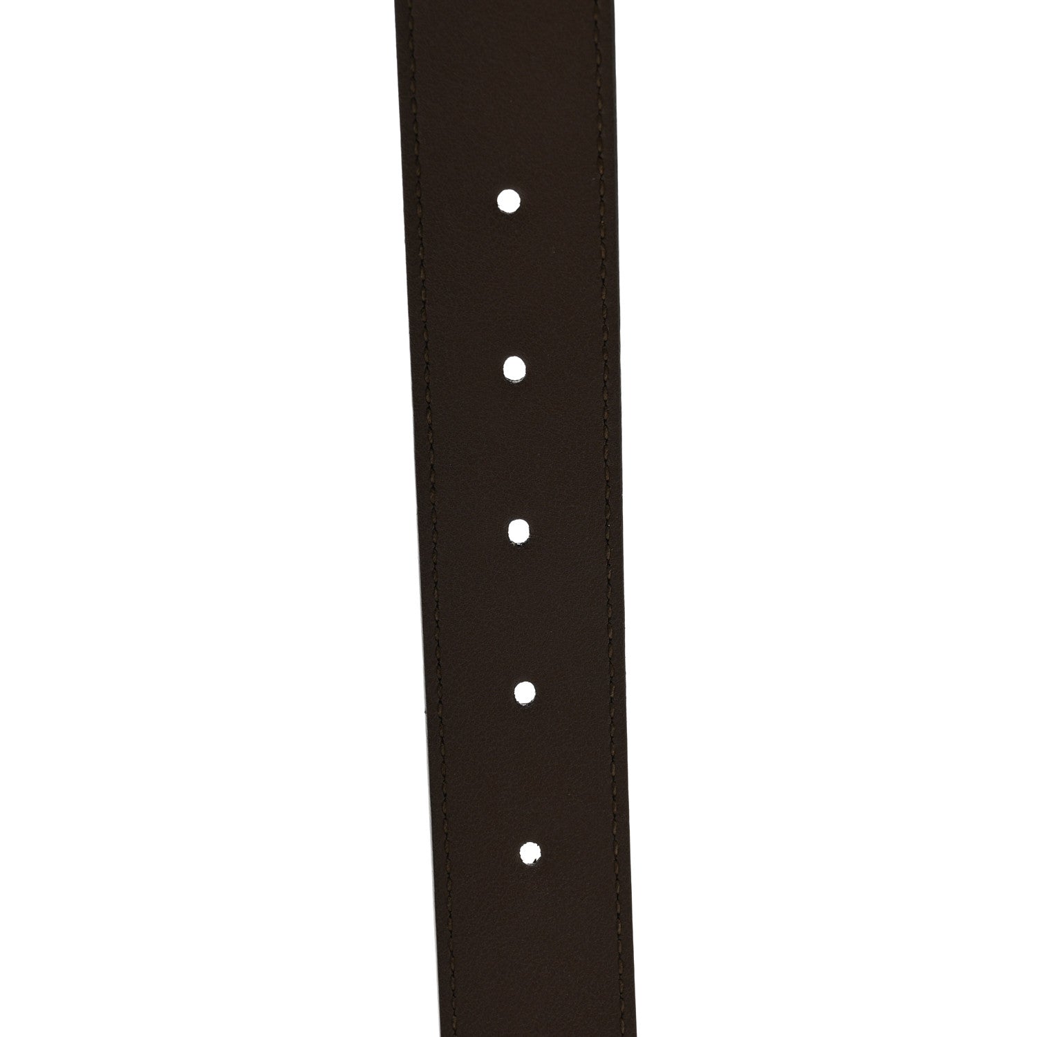 Gucci GG Supreme Monogram Textured Dollar Calfskin Blondie 30mm Belt 95 38 Beige Ebony New Acero 5 of 7