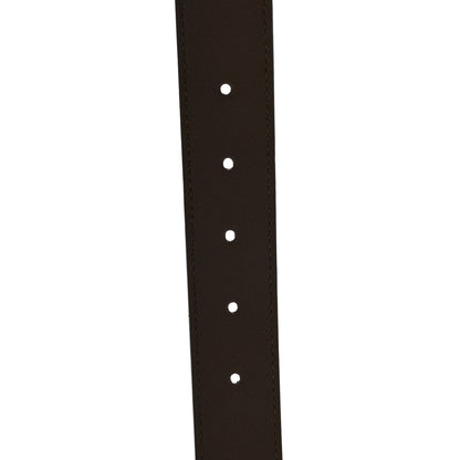Gucci GG Supreme Monogram Textured Dollar Calfskin Blondie 30mm Belt 95 38 Beige Ebony New Acero 5 of 7