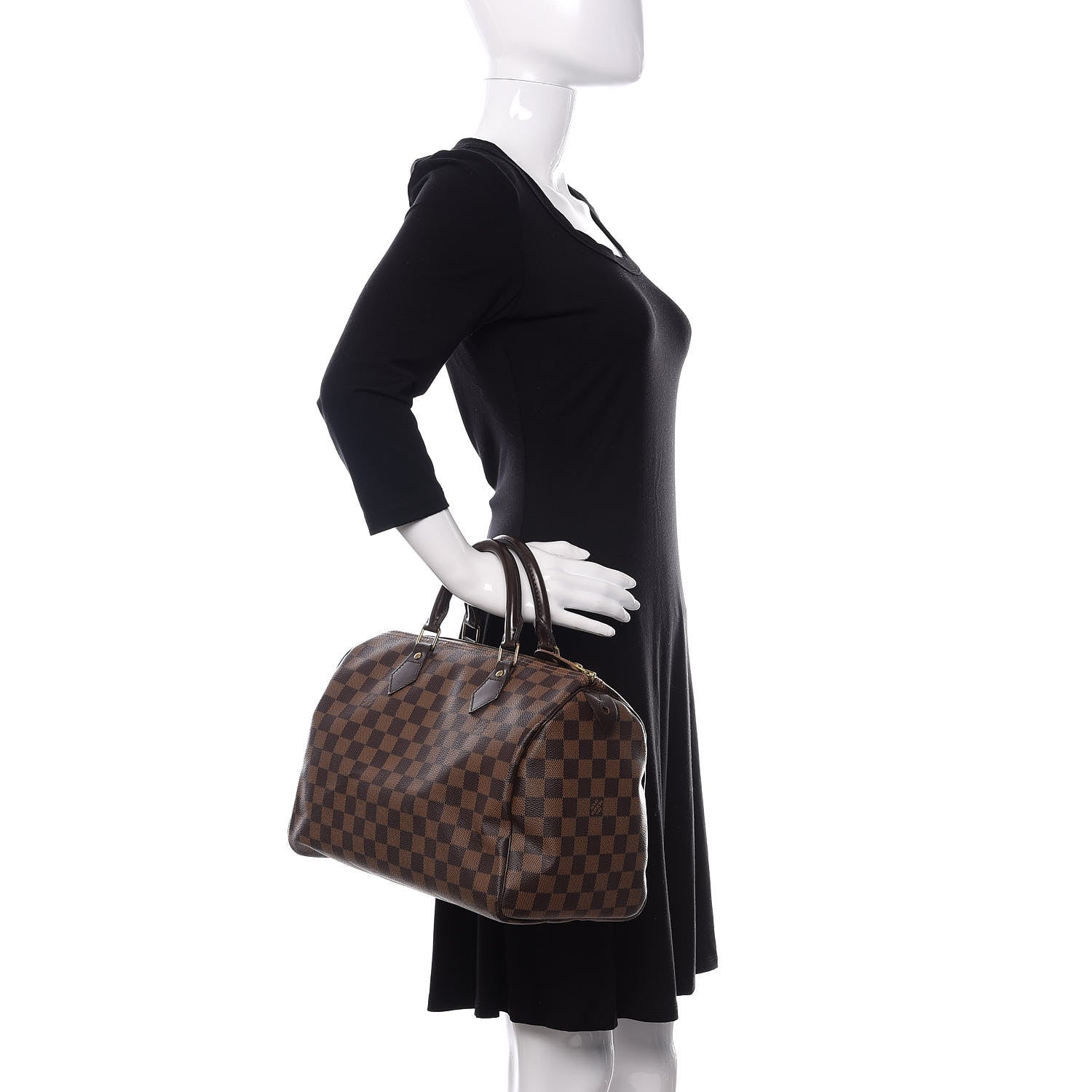 Louis Vuitton Damier Ebene Speedy 30 2 of 10
