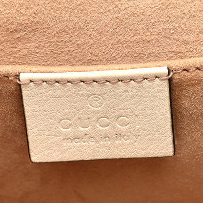 Gucci Calfskin Studded Small Padlock Shoulder Bag White 6 of 10
