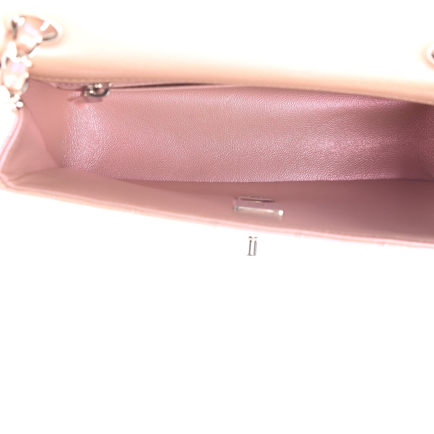 Chanel Iridescent Calfskin Quilted Mini Rectangular Flap Pink 5 of 9