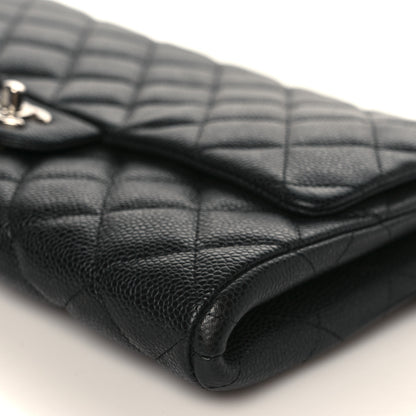 Chanel Caviar Quilted Clutch With Chain Flap Black 9 of 9