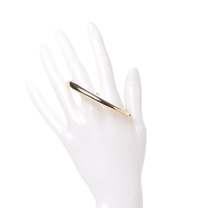 David Yurman 18K Yellow Gold 6.5mm Pure Form Smooth Bracelet 2 of 5