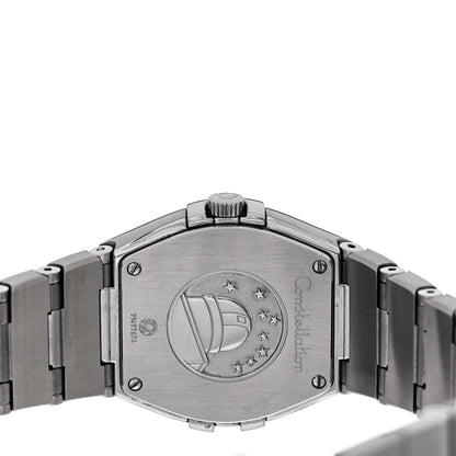 Omega Stainless Steel Diamond Bezel Mother of Pearl 27mm Constellation Quartz Watch 123.15.27.60.55.001 4 of 4