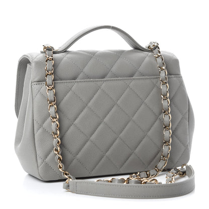 Chanel Caviar Quilted Small Business Affinity Flap Grey 3 of 13