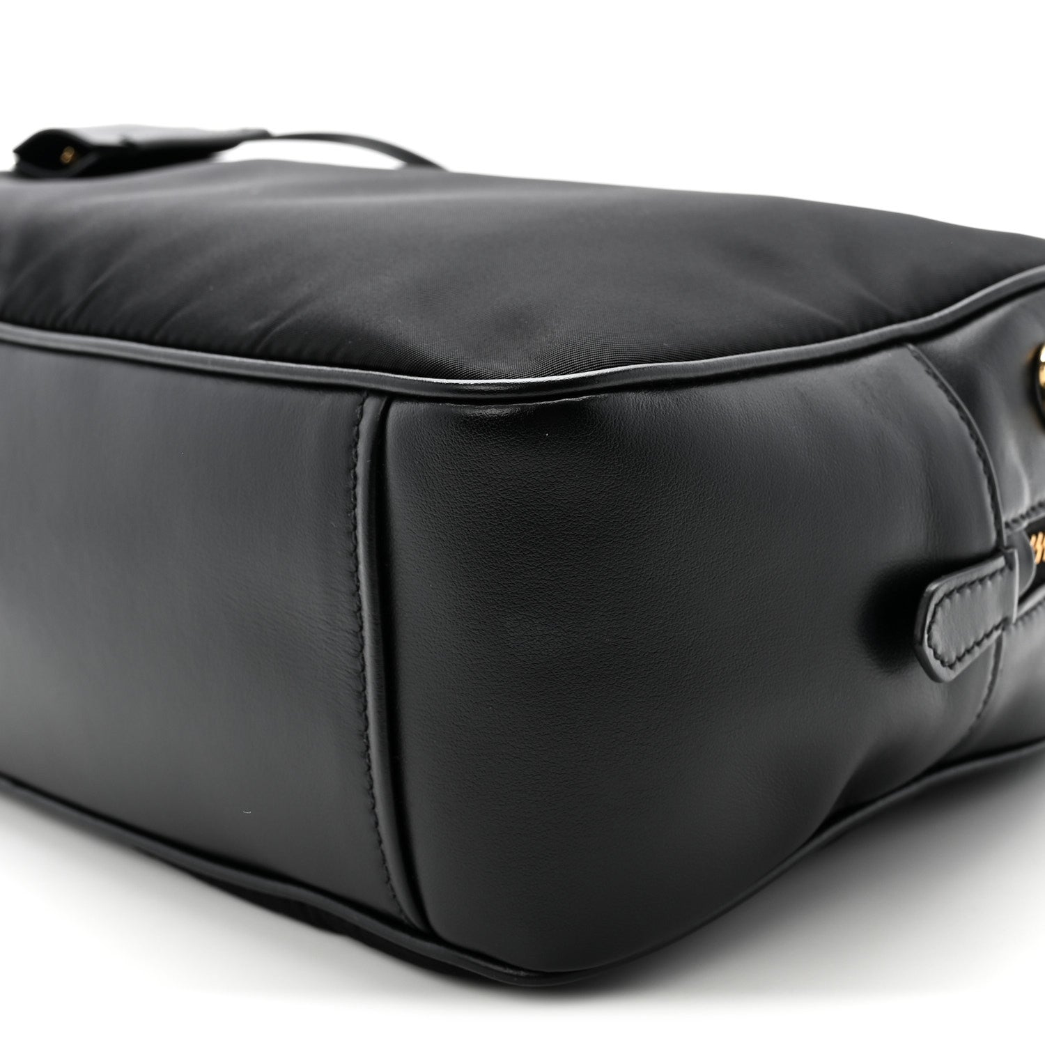 Prada Tessuto Vitello Bauletto Black 10 of 10