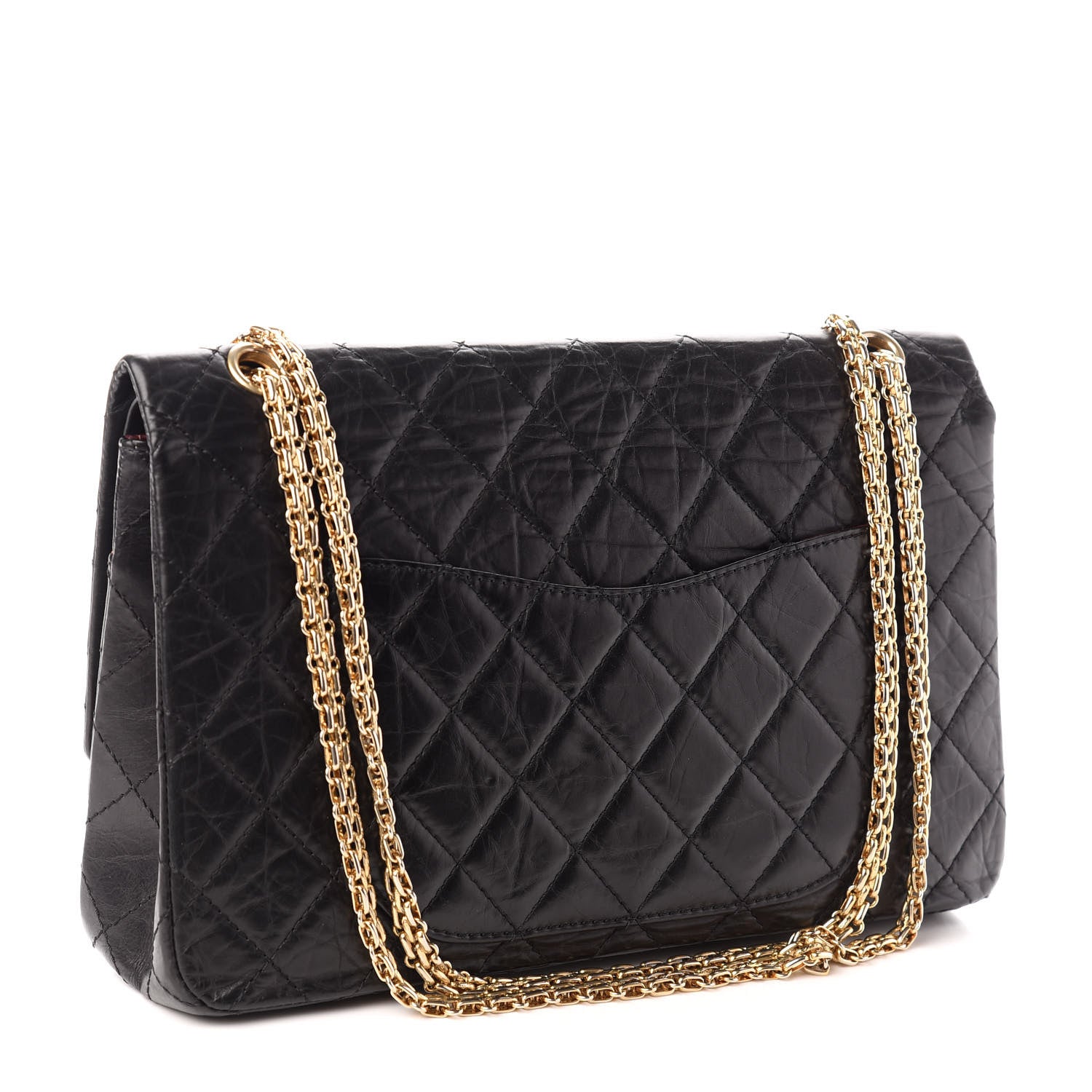Chanel Aged Calfskin Quilted 50th Anniversary 2.55 Reissue 227 Flap Black 3 of 9