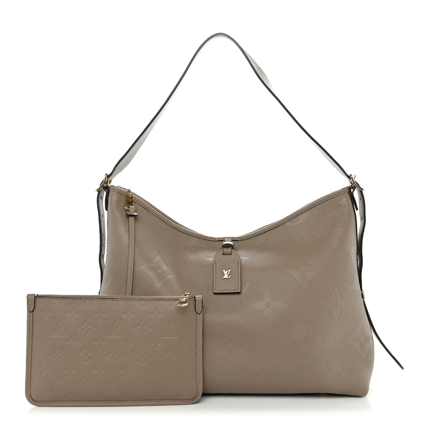 Louis Vuitton Empreinte Monogram Giant Carryall MM Tourterelle 3 of 13
