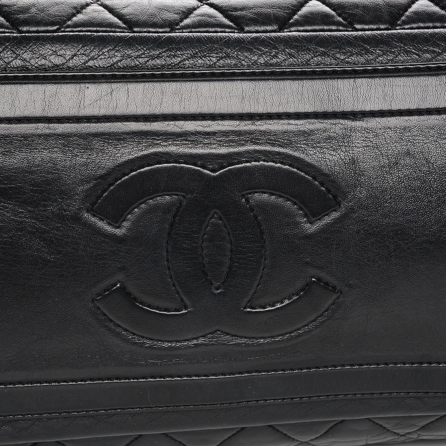 Chanel Lambskin Coco Cocoon Bowler Black 8 of 12