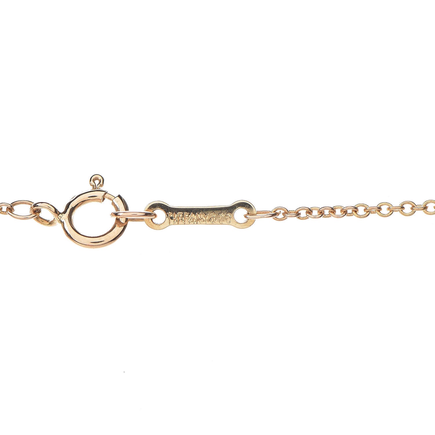 Tiffany 18K Yellow Gold 20mm Elsa Peretti Bean Pendant Necklace 7 of 7