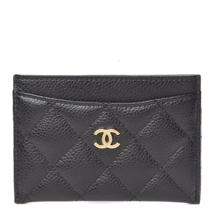 Chanel Caviar Quilted Card Holder Black 1 of 9