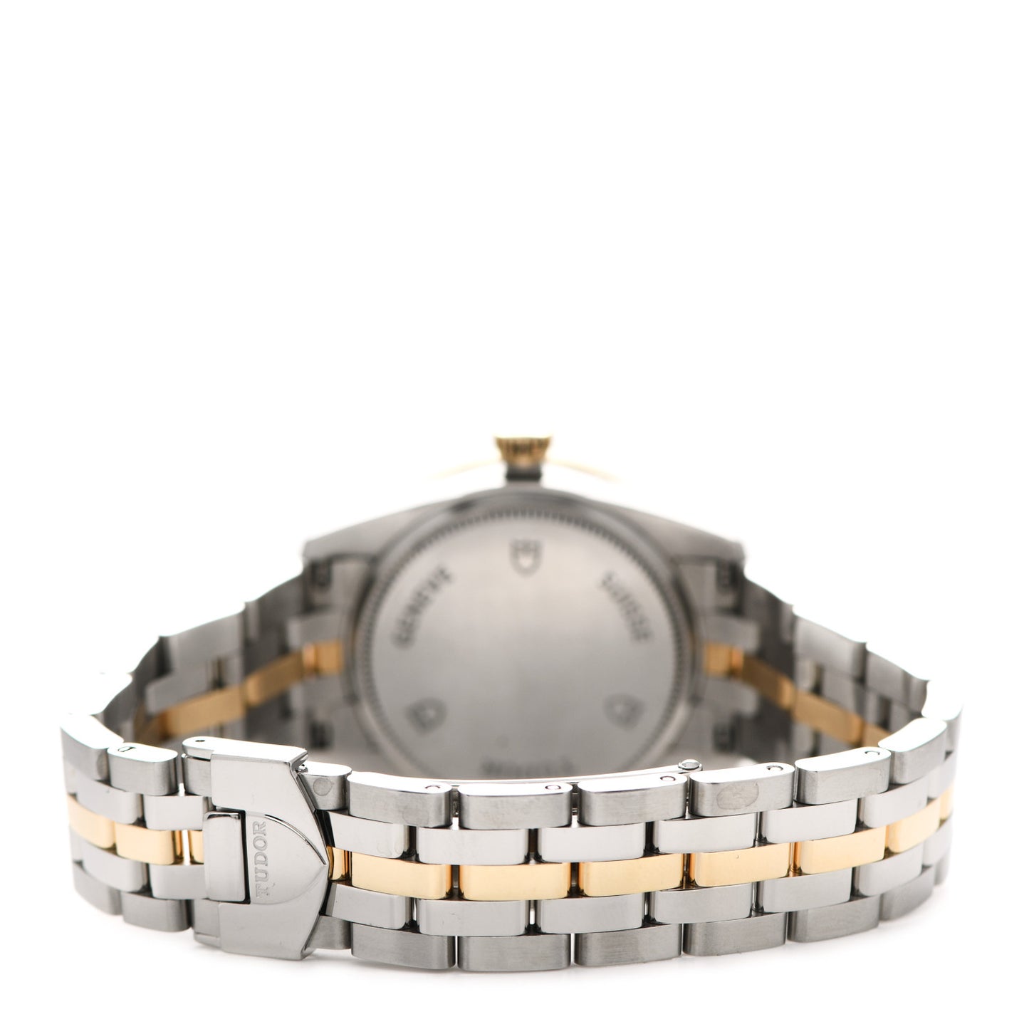 Stainless Steel 18K Yellow Gold 31mm Glamour Date Automatic Watch White 53003