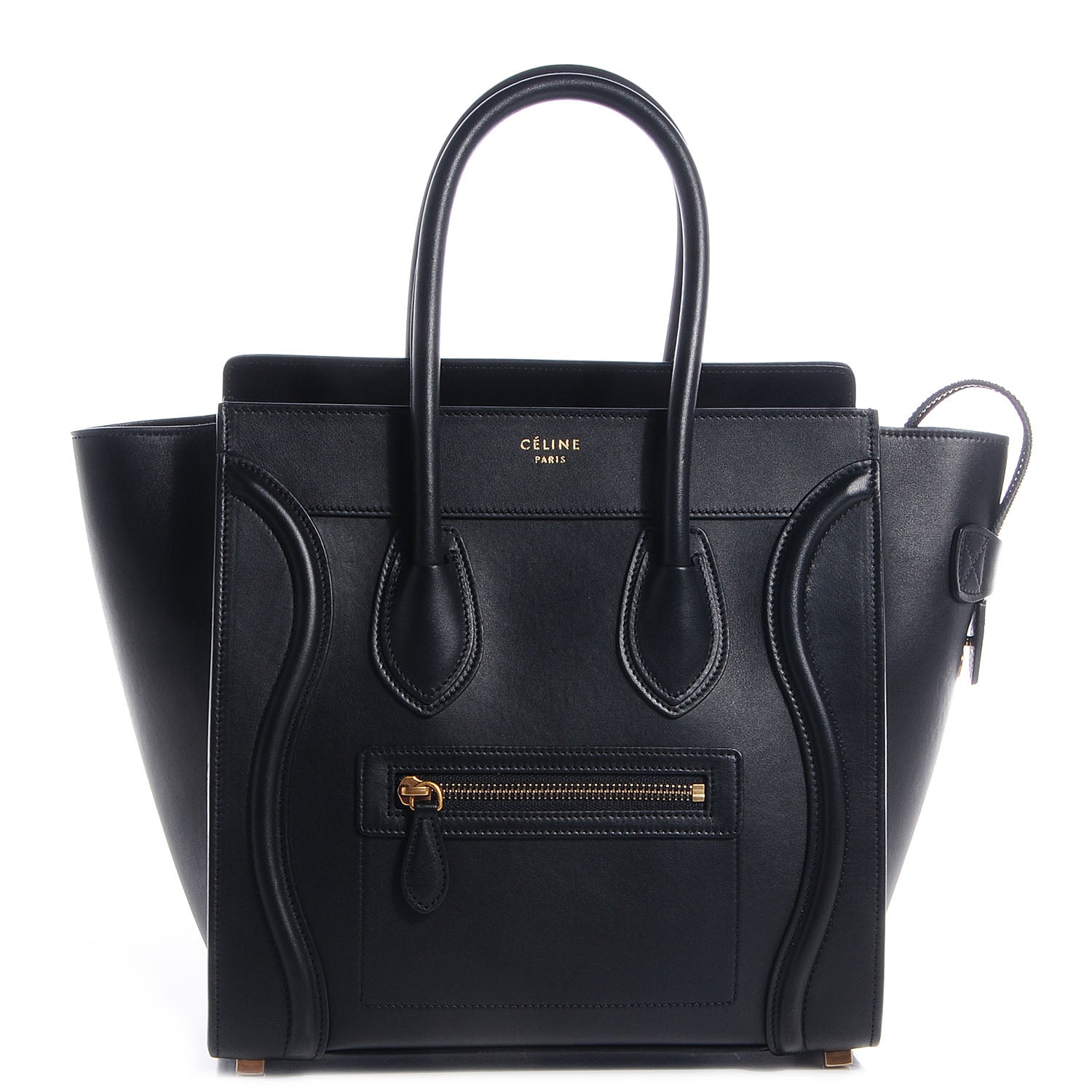 Celine Smooth Calfskin Micro Luggage Black 1 of 9