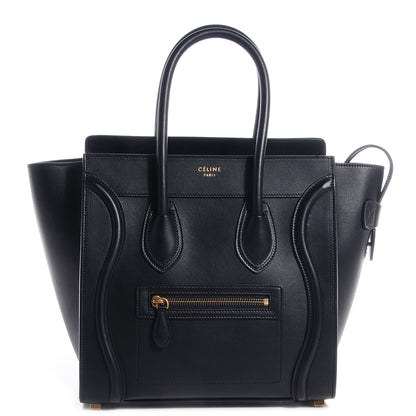 Celine Smooth Calfskin Micro Luggage Black 1 of 9