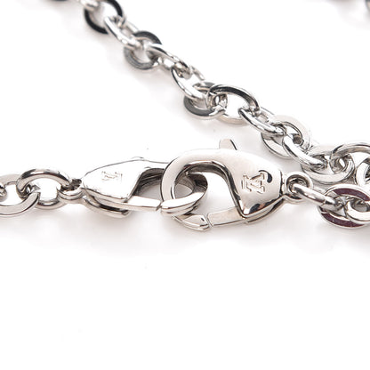 Louis Vuitton Felicie Chain Long Shoulder Strap Silver 2 of 2