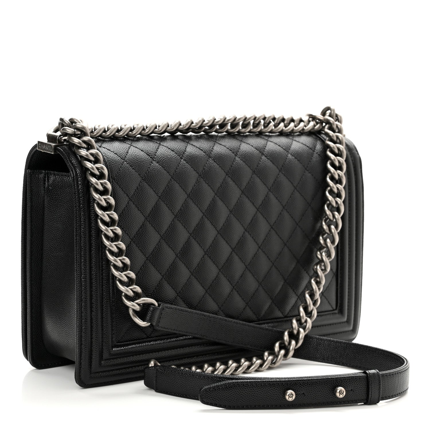 Chanel Caviar Quilted New Medium Boy Flap Black 3 of 11