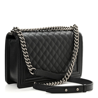 Chanel Caviar Quilted New Medium Boy Flap Black 3 of 11