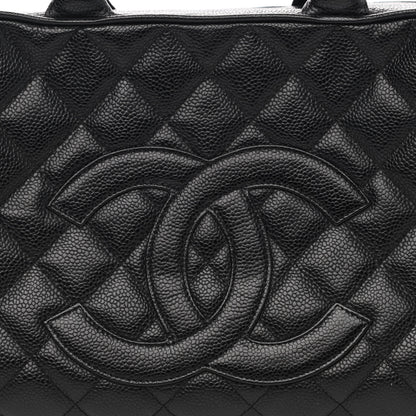 Chanel Caviar Quilted Large Bowler Black 8 of 14